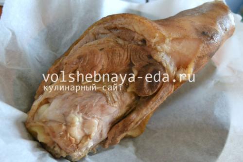 Как достичь хрустящей корочки на рульке в духовке. Ингредиенты