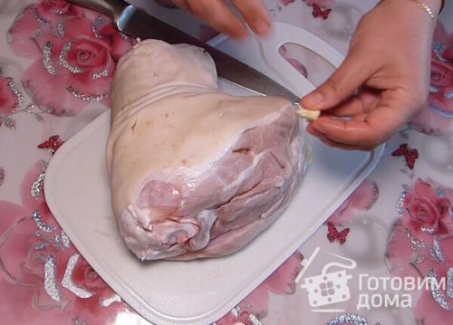 Как приготовить сочную свиную рульку в пиве 05 Как приготовить сочную свиную рульку в пиве 05
