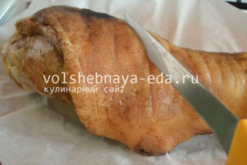 Как достичь хрустящей корочки на рульке в духовке. Ингредиенты