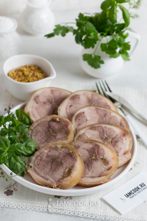 Очарование вкуса: как приготовить замечательный рулет из рульки свиной в духовке 08 Очарование вкуса: как приготовить замечательный рулет из рульки свиной в духовке 08