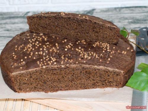 БОРОДИНСКИЙ хлеб Рецепт без солода. Бородинский хлеб в духовке