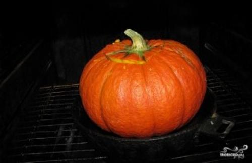 Пшенная каша с тыквой и медом в духовке. Пшенная каша в тыкве