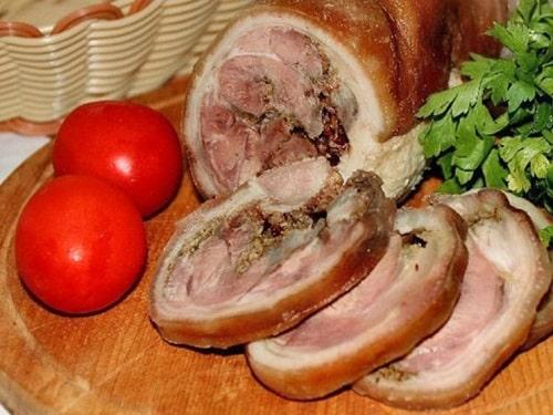 Какой срок хранения у рульки вареной в пленке. Рулет из рульки свиной, вареный в пищевой пленке в кастрюле