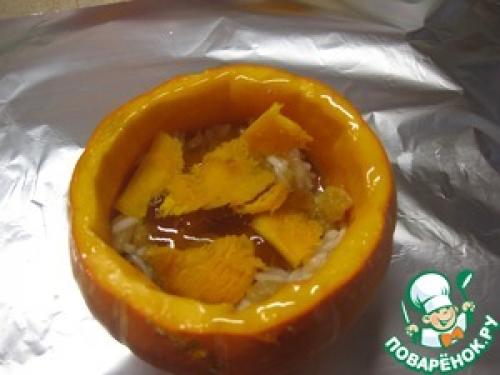 Рисовая каша в тыкве в духовке. Рецепт «Десертная каша в тыкве»: