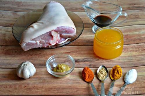 Какой должна быть температура духовки для приготовления свиной рульки в медово-горчичном соусе. Рецепт: Рулька в фольге - Запеченная в духовке в медово-горчичном соусе