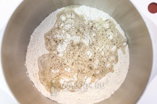 Пшенично-ржаной солодовый с семечками на закваске. Солодовый хлеб с семечками 03