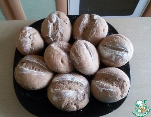 Ржаные булочки на кефире. Ржаные булочки