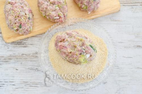Секреты приготовления нежных котлет с кабачком и фаршем 06 Секреты приготовления нежных котлет с кабачком и фаршем 06
