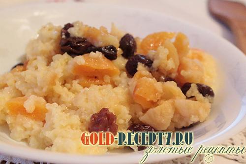 Удобный и вкусный завтрак: как приготовить пшенную кашу на молоке с сухофруктами в мультиварке 10 Удобный и вкусный завтрак: как приготовить пшенную кашу на молоке с сухофруктами в мультиварке 10