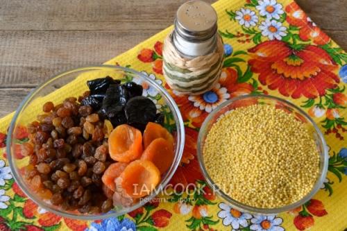 Изысканное блюдо для поста: рецепт постной пшенной каши с сухофруктами 19