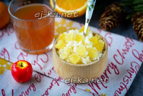 Как правильно добавить и изюм, и цукаты к каше. Необычная и очень вкусная рисовая кутья с цукатами на Рождество