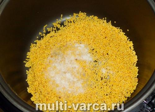 Как приготовить вкусную и полезную пшенную кашу с изюмом и курагой в мультиварке 02 Как приготовить вкусную и полезную пшенную кашу с изюмом и курагой в мультиварке 02