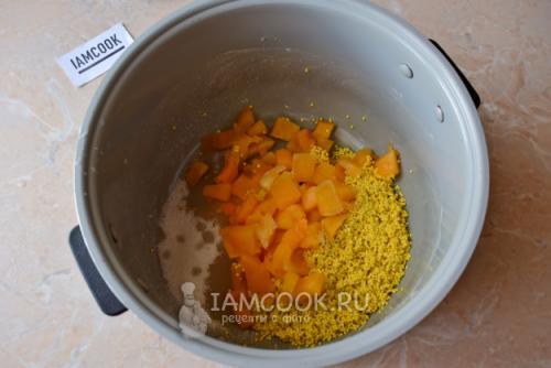 Легкий и вкусный рецепт: пшённая каша с тыквой в мультиварке на воде и молоке 04 Легкий и вкусный рецепт: пшённая каша с тыквой в мультиварке на воде и молоке 04