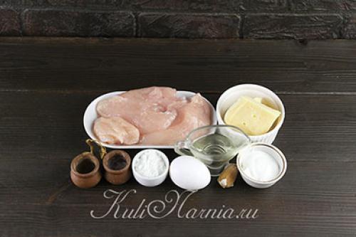 Рубленые куриные Котлеты С сыром и сметаной. Рубленные куриные Котлеты С сыром и сметаной