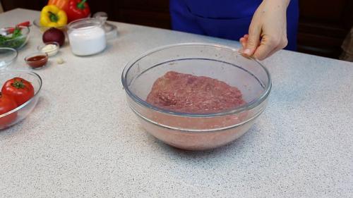 Котлеты С болгарским перцем и сыром в духовке. Описание