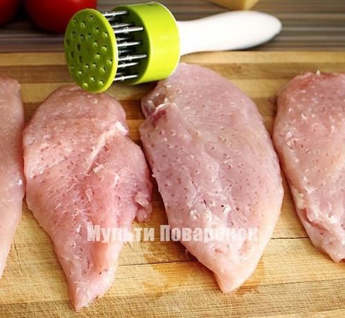 Мясо по-французски в мультиварке из курицы. Курица по-французски в мультиварке