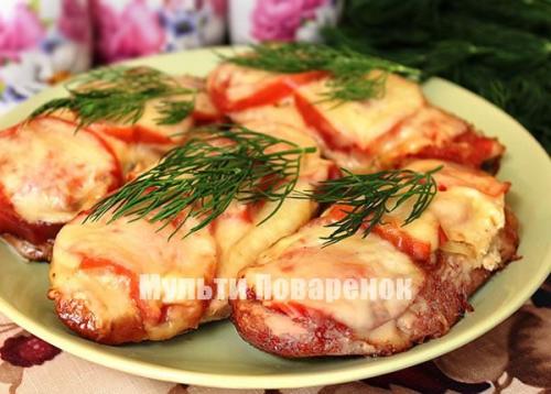 Мясо по-французски в мультиварке из курицы. Курица по-французски в мультиварке